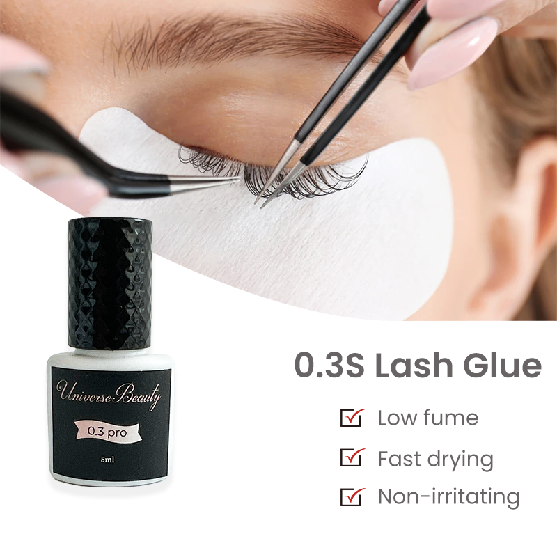 0.3 Second UBL Eyelash Extension Glue 5ML