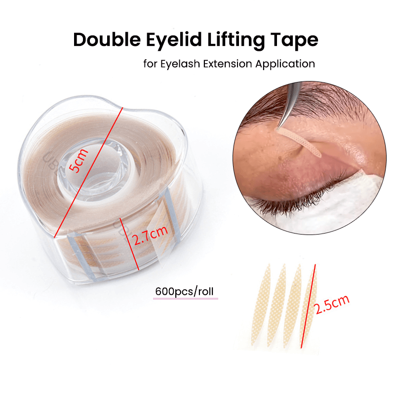 Double Eyelid Lifting Tape for Eyelash Extension Application 600pcs/roll