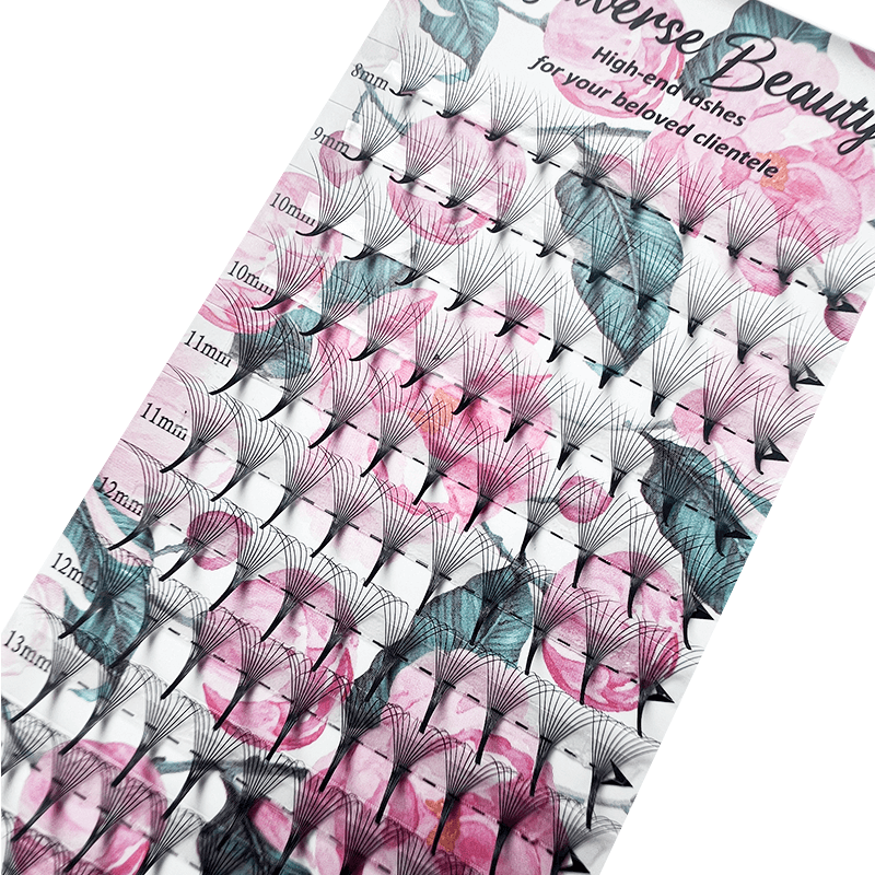 Pointy Base Premade Fans 10D Mega Volume 0.07mm Mix Length
