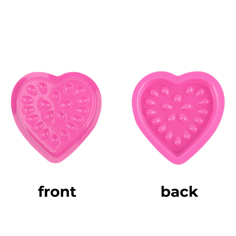 Heart Shaped Eyelash Glue Holder Pallet Pads -10Pieces