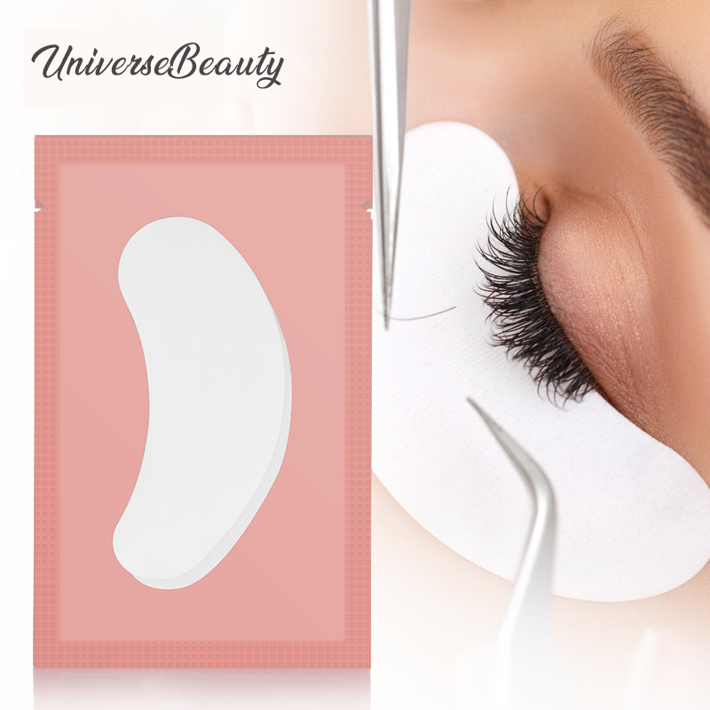 Pink Eyelash Extension Gel Patches 50pcs/pack