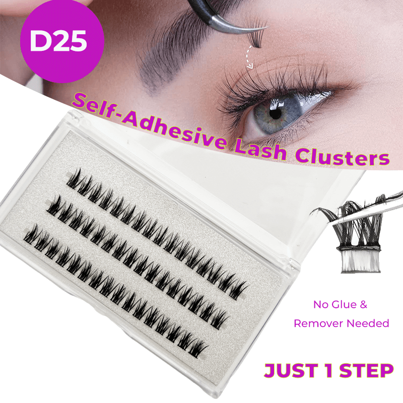 Self-Adhesive Lash Clusters