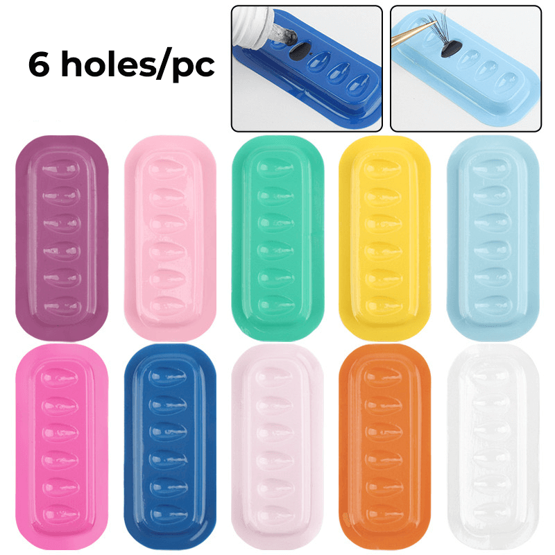 Rectangular Eyelash Glue Holder Pallet Pads -10Pieces