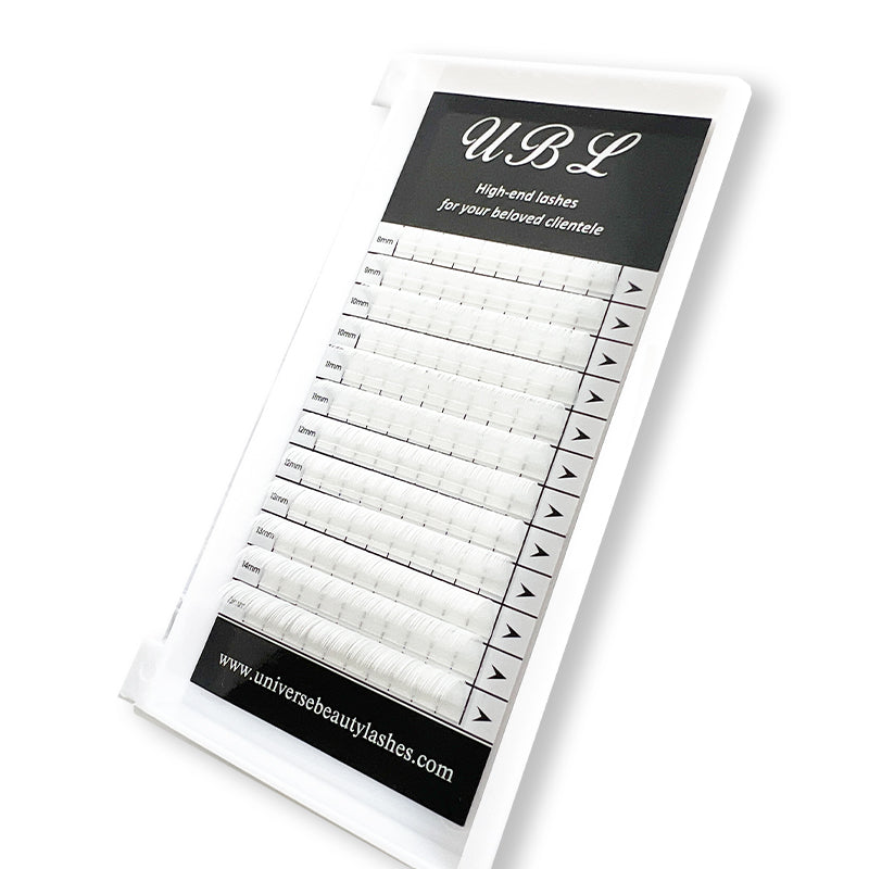 White Color Lashes 0.07 Premium Lash Extensions