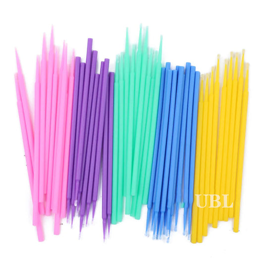 Micro brush swabs for primer/remover