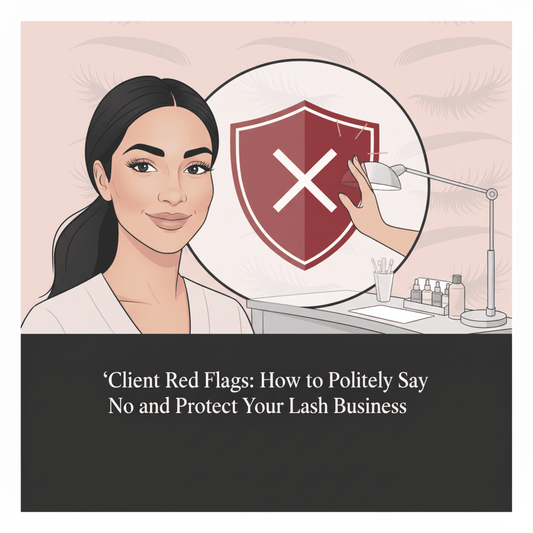 Client Red Flags: How to Politely Say No and Protect Your Lash Business