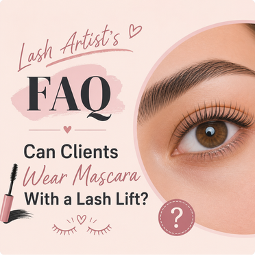 Lash Artist's FAQ Can Clients Wear Mascara With a Lash Lift