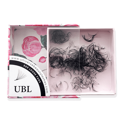 4D 0.07mm Premade Loose Fans Lash Extensions 500Fans