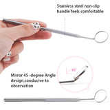 Silver Color Stainless Steel Lash Extension Mirror