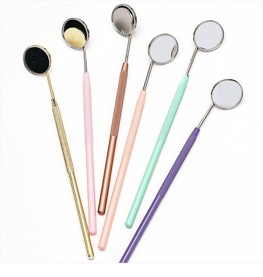 Colorful Stainless Steel Lash Extension Mirrors