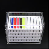 5-Layer Acrylic False Eyelash Organizer Case | Clear Makeup Storage Box for Lash Extension Grafting