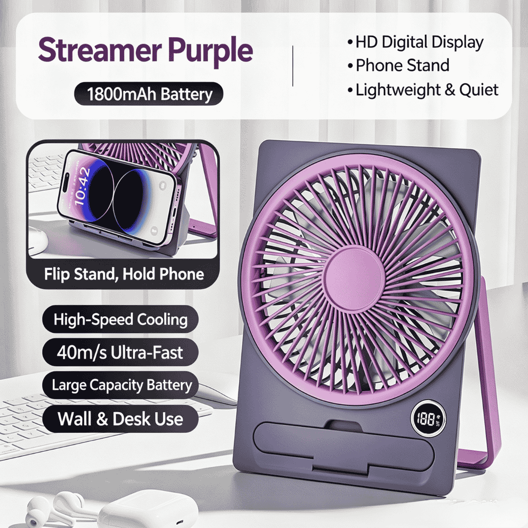 100-Speed Portable Fan