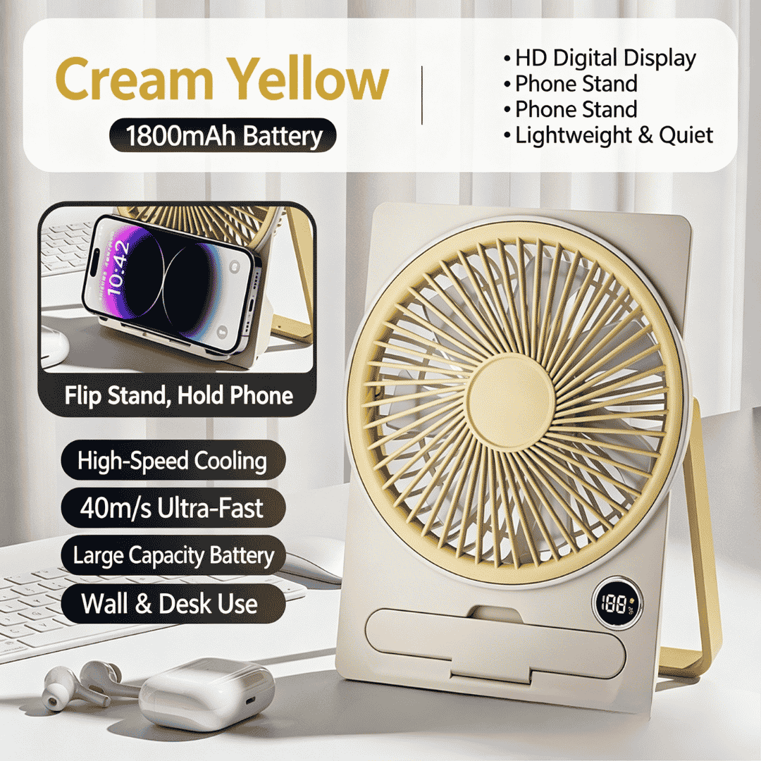 100-Speed Portable Fan