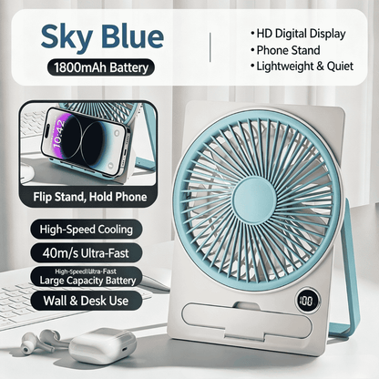 100-Speed Portable Fan