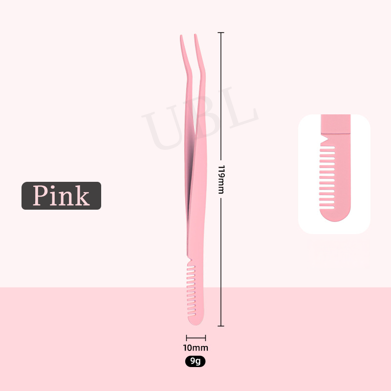 DIY Lash Tweezer With Comb