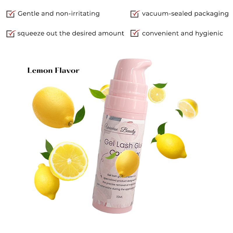 Lemon Flavor Gel Lash Glue Corrector Remover