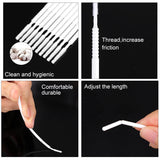 Long Tip Disposable micro applicator brushes for eyelash extensions in bag