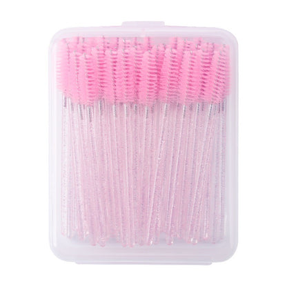 Glitter Disposable Eyelash Brush/Lash Spoolies 50pcs/box