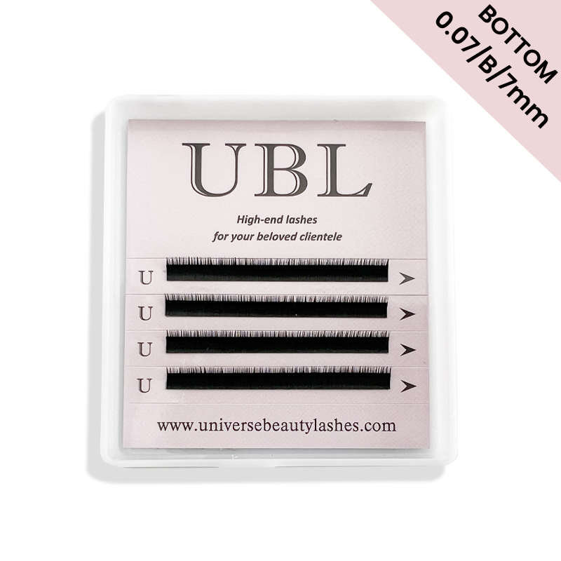 Bottom Lower Lash Extensions 5mm/6mm/7mm 0.07mm - 4 Rows