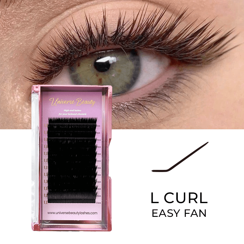 Hyloon 0.07 Easy Fan L  Curl Lash Extensions