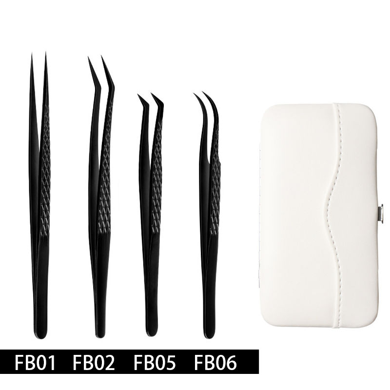 Fiber Tip Tweezer Kit For Eyelash Extensions