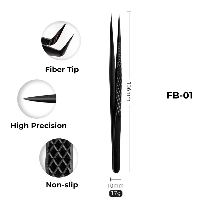 FB01-Fiber Tip Lash Tweezers