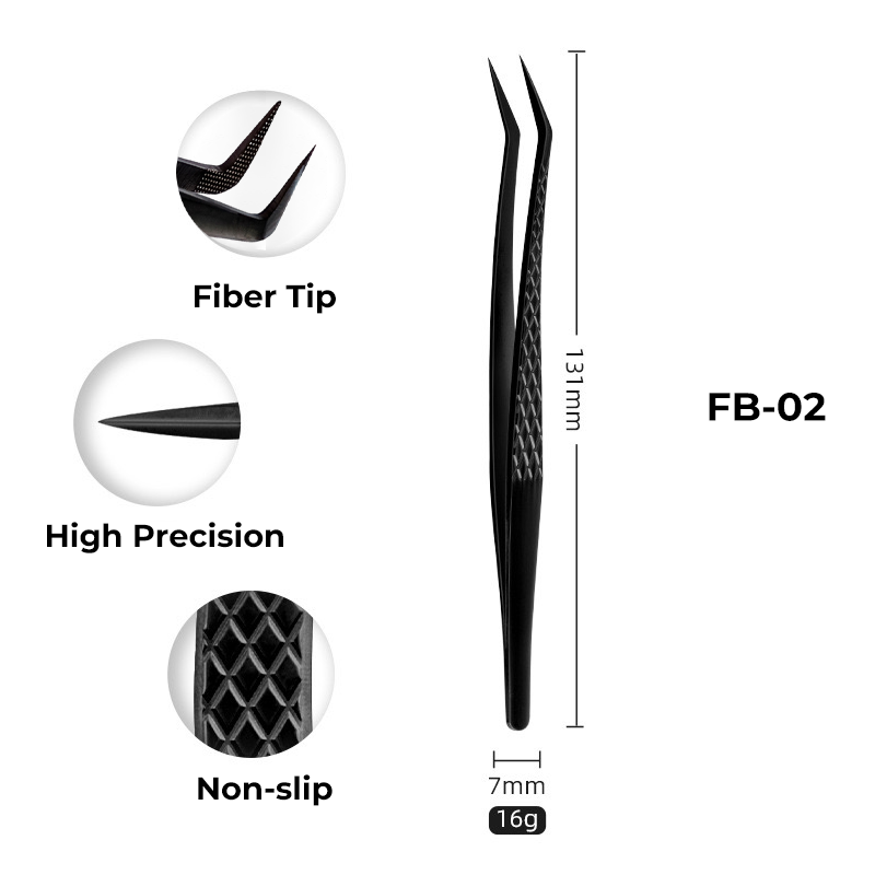 FB02-Fiber Tip Lash Tweezers