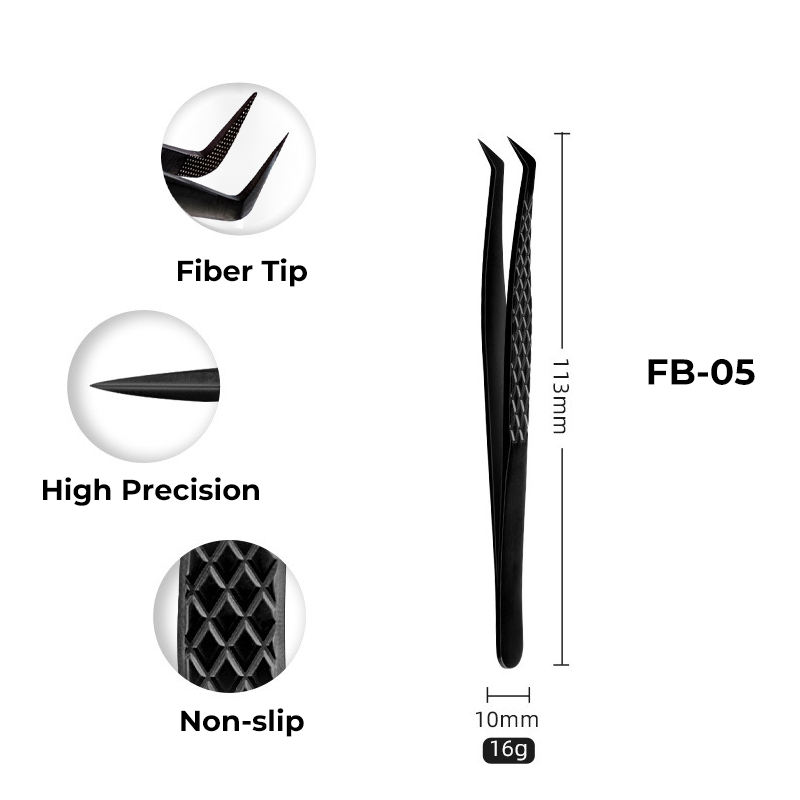 FB05-Fiber Tip Lash Tweezers