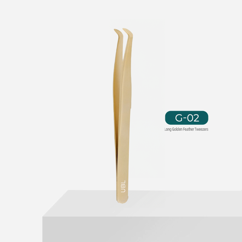 G02-Golden Tweezer for eyelash extensions