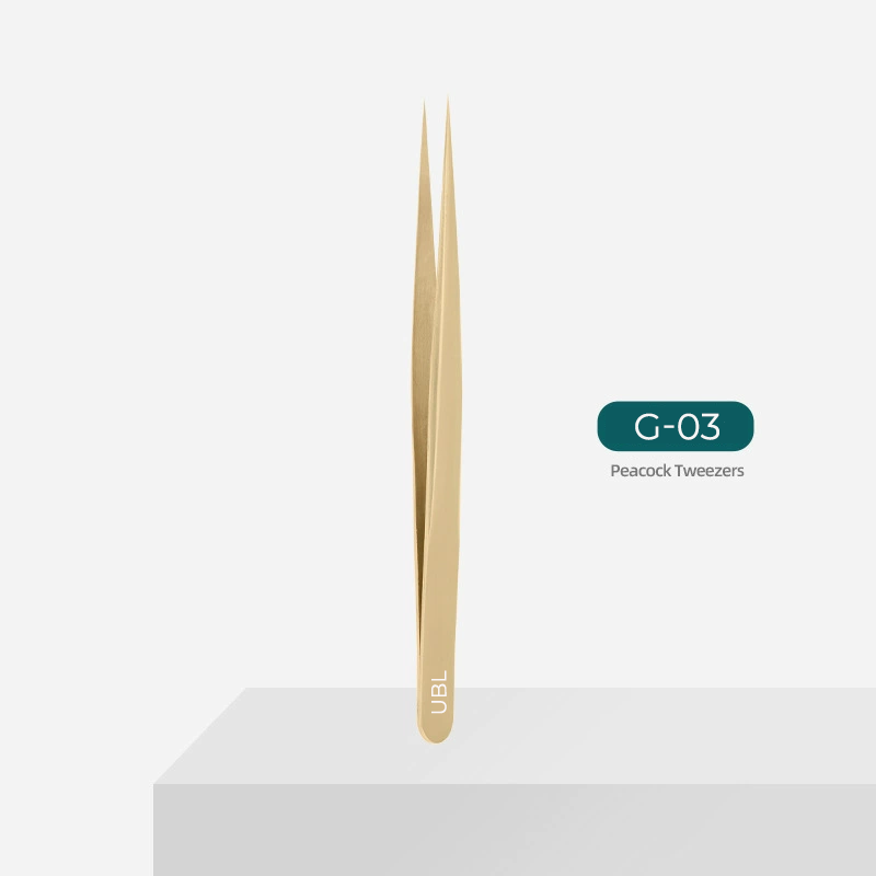 G03-Golden Tweezer for eyelash extensions