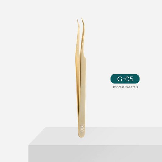 G05-Golden Tweezer for eyelash extensions