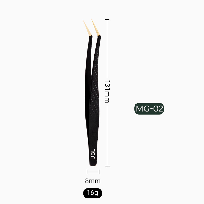 MG-02 High Precision Lightweight Tweezers for Eyelash Extensions