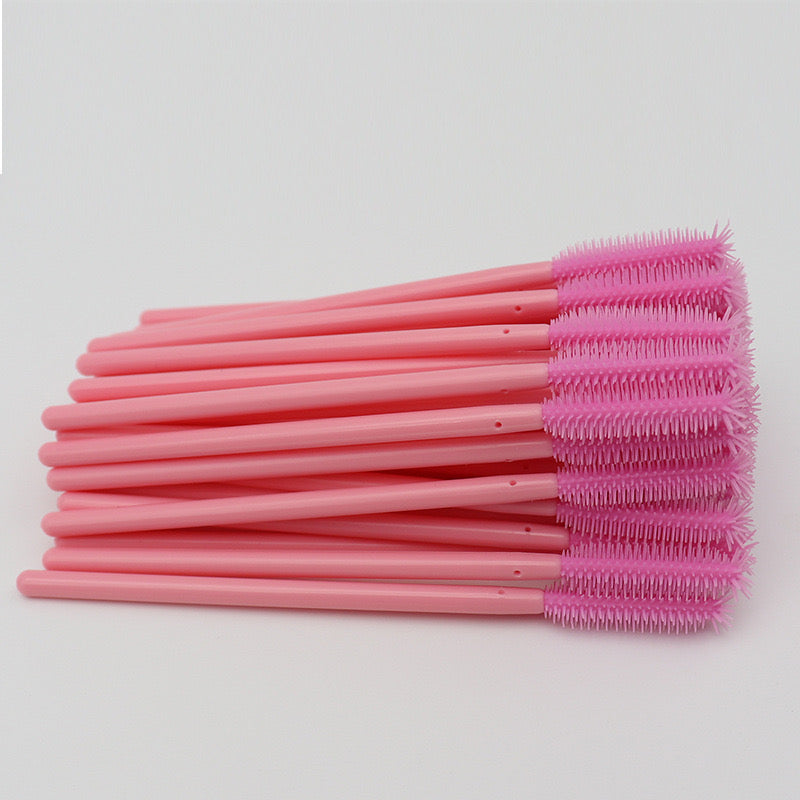 Silicone Mascara Wands Disposable Eyelash Brushes