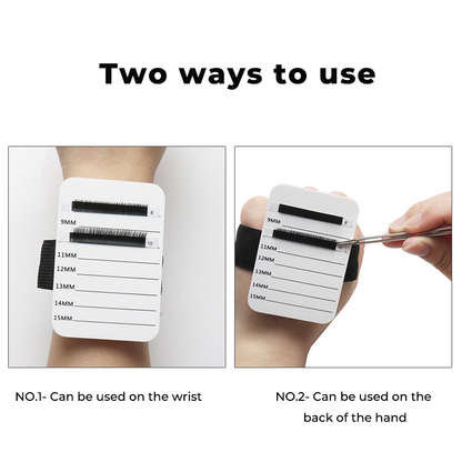 Lash Holder Eyelash Extension Hand Pallet Tray Tools with Adjustable Wrist Strap
