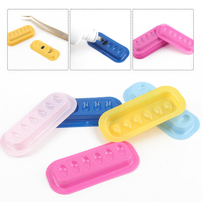 Rectangular Eyelash Glue Holder  Pallet Pads -10Pieces