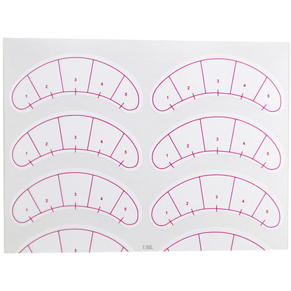 Lash Map Sticker