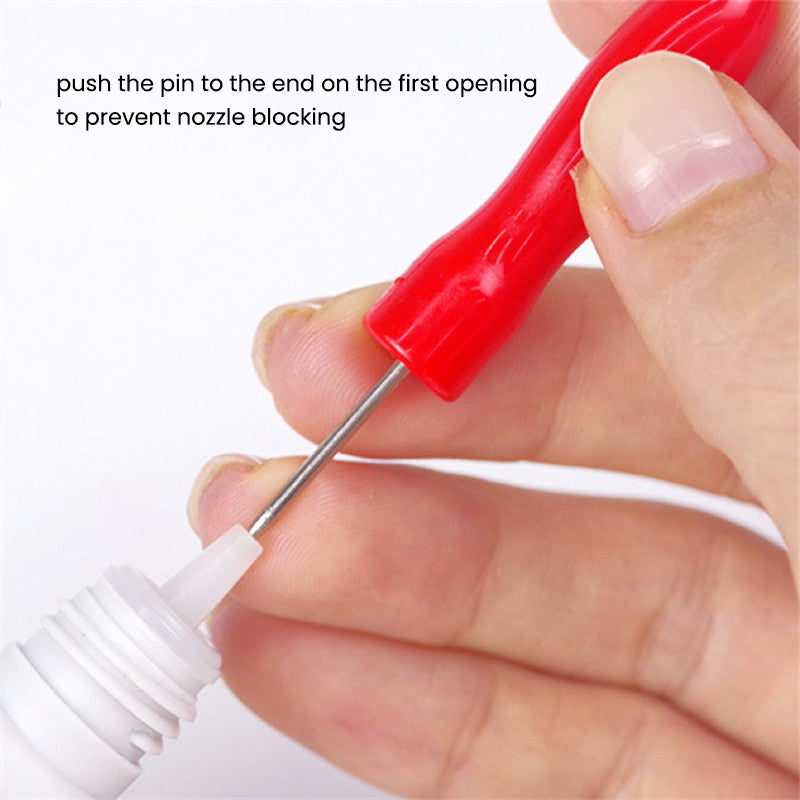 Red Glue Pins