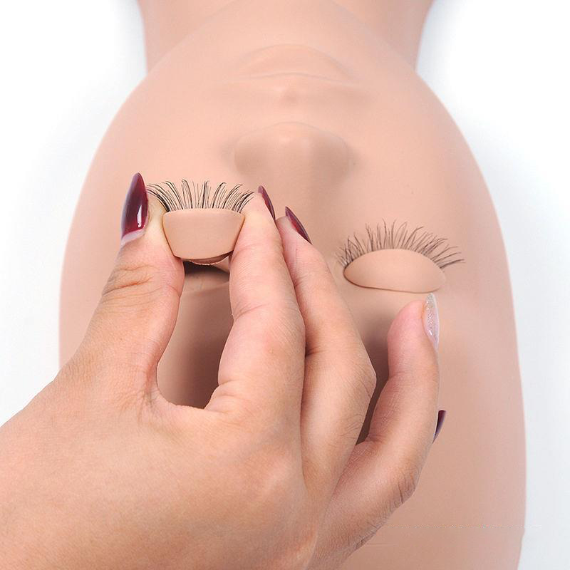 Silicone Training Mannequin Head for Eyelash Extensions