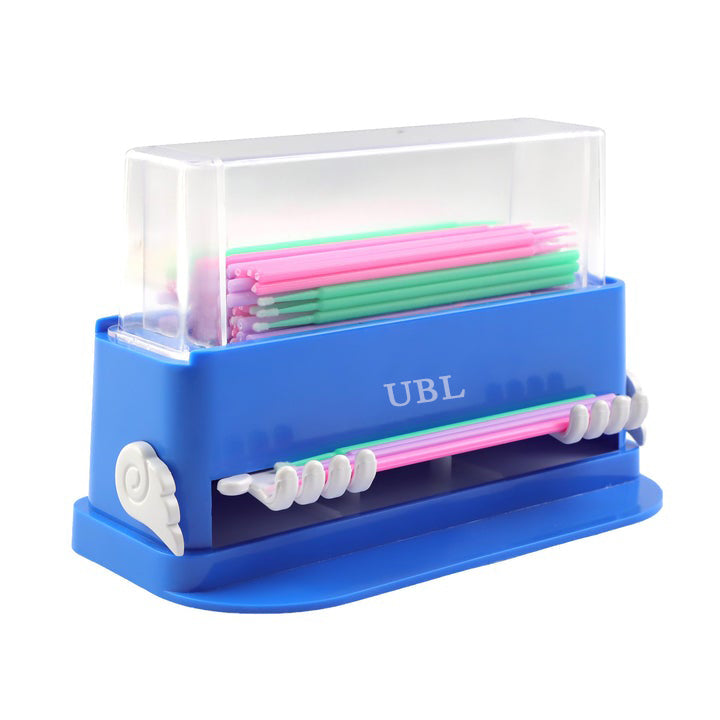 Micro Swab Brush Storage Container with Hand Press