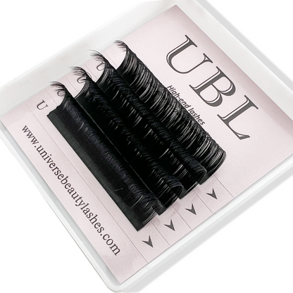 16mm Hyloon 0.07 Volume Lash Extensions- 4 Rows