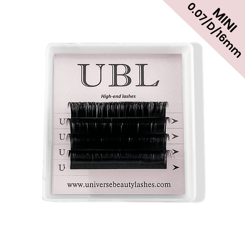 16mm Hyloon 0.07 Volume Lash Extensions- 4 Rows