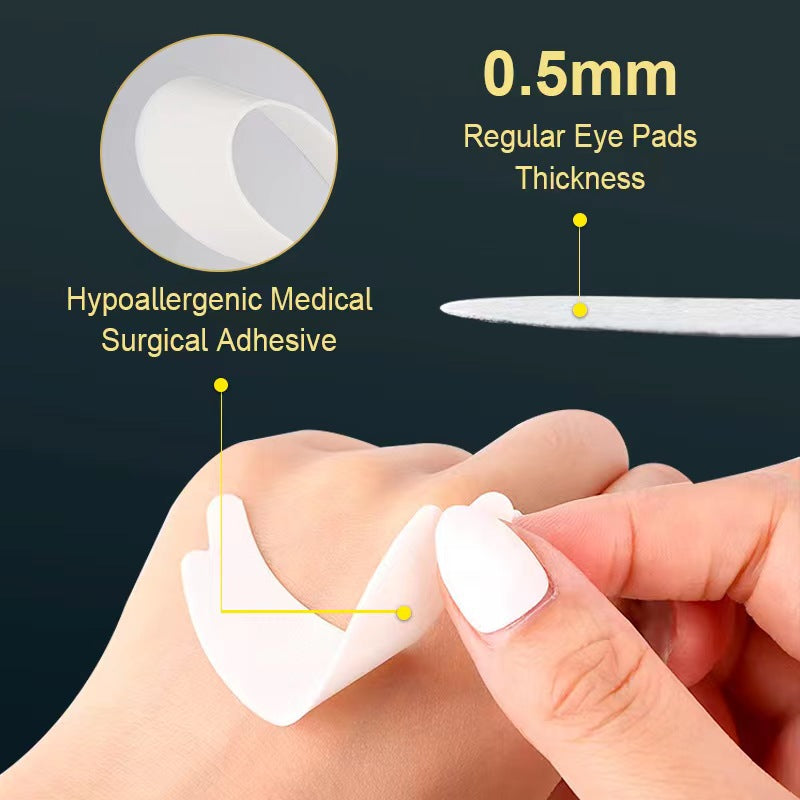 Thin 0.5mm Microfoam eye pads for eyelash extensions 50pcs/bag